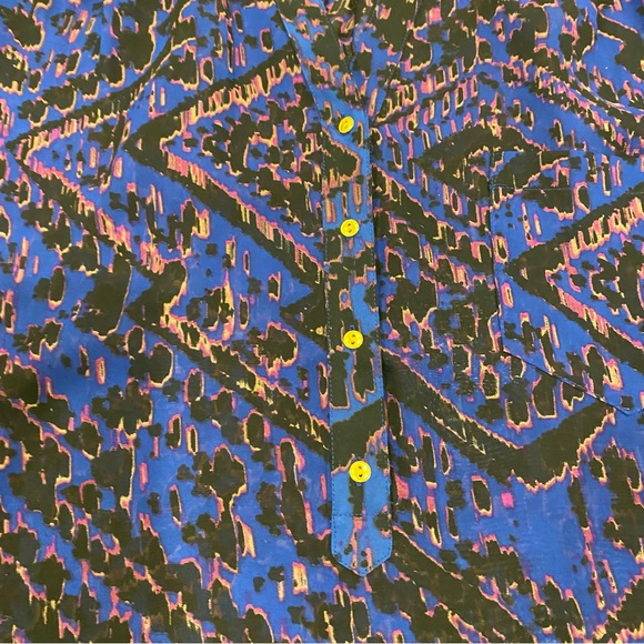 Multicolour sheer top - Picture 10 of 14